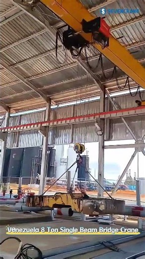 8 Ton Single Beam Bridge Crane | Installation & Load Test Before Shipping to Venezuela