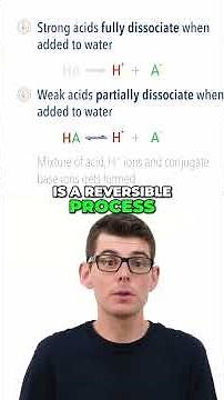Strong vs Weak Acids Explained (Brønsted–Lowry Made Easy!)