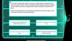 The mayor of Mathville creates a survey to collect data on pref... | Filo