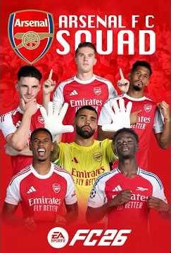 arsenal real face squad fc 26 #football #fifa #manchesterunited #psg #soccer #ballondor #gaming