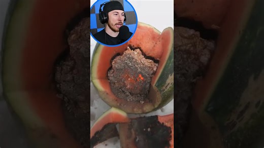 How fruit behaves when exposed to molten rock