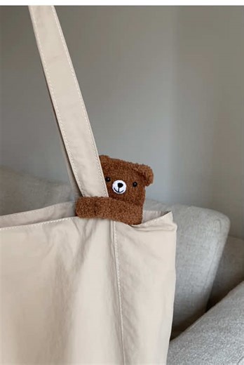 Handmade Bear Airpods/Earbuds pouches cases bagcharm 🐻🤎 #bunny #bagcharm #pouch #cute #bag