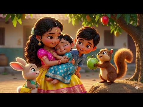 Udatha Udatha Ooch ❤️- Top Telugu Baby Rhymes | Telugu Squirrel Song for kids