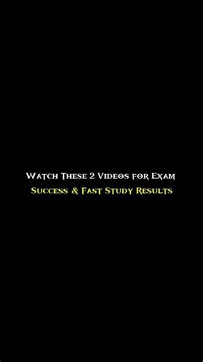 Watch These 2 Videos Before Your Next Exam! 🔥💻