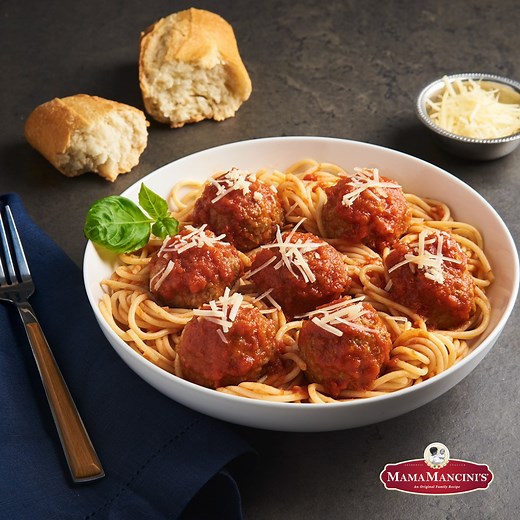4.7K views · 214 reactions | Our 3lb Family Pack of Meatballs and Sauce is back in Costco. Just add pasta for a meal that feeds the whole crew. | Mama Mancini's | Facebook