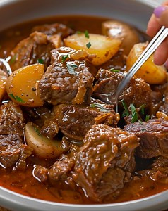 148K views · 1.2K reactions |  Traditional Greek Beef Stew with a Modern Twist Recipe in First Coʍmеոτ  Enjoy ❤️ | Kitchen Flavors | Facebook