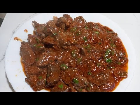 The secret of tenderizing beef liver // very soft and flavourful
