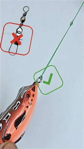 ⭕change ur FISHING lure in seconds without using snap swivel #fishing #shorts #fish