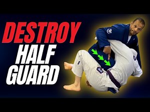 How to Stop And Pass Half Guard (Super Effective)