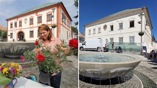 Nevýrazná fasáda žďárské radnice budí rozruch, barevný zůstal jen složitý znak města - Novinky