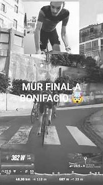 You think you're going to finish easily, and then you see this WALL in front of you!!! 🚵🥵 #cyclin...