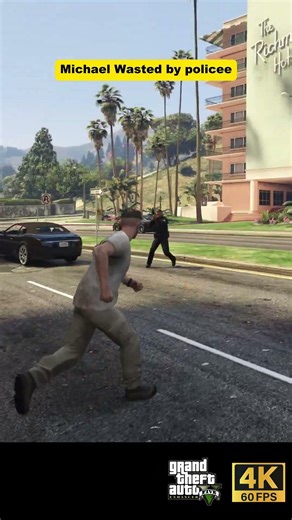 MICHAEL GETS WASTED by Police in GTA V!