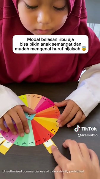 Rahasia anak pintar mengaji, bisa dengan mengenalkan huruf hijaiyah dengan roda pintar ini biar anak lebih semangat dan mudah hafal #belajar #hurufhijaiyah #mainanedukasi