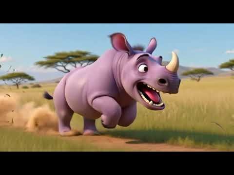 Rhino - Rhino -Rhi -Rhi- Rhi | Nursery Rhyme | kids Song | Rhinoceros Song 