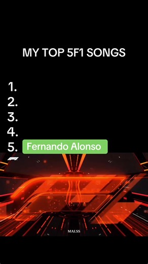 Top 5 F1 Songs for Fans