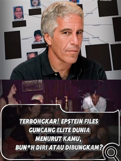TERBONGKAR! Epstein Files kembali mengguncang dunia. Epstein Files kembali menjadi sorotan publik setelah dokumen-dokumen terkait kasus kriminal Jeffrey Epstein dibuka ke publik. Arsip tersebut memuat dugaan kejahatan perdagangan dan eksploit*si anak di bawah umur, serta kembali memunculkan tanda tanya besar soal kematian Epstein di penjara pada 2019. Kasus ini dinilai berpotensi mengungkap keterlibatan jaringan elite berpengaruh di tingkat global. informasi lengkapnya gabung grup tele @faktahit
