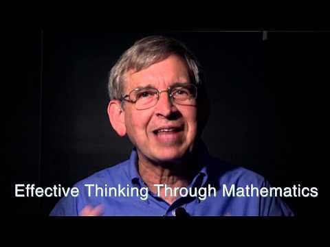 UTAustinX: Effective Mathematical Thinking Through Mathematics: UT.9.01x About Video