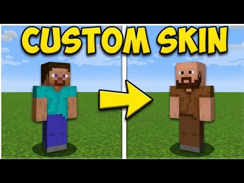 Minecraft BEDROCK - How To Add Your Custom Skin