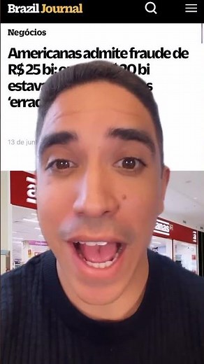 ENTENDA O CASO LOJAS AMERICANAS #shorts