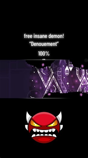 The easiest insane demon in geometry dash! | #gd #geometrydash #foryoupage #viral #fyp