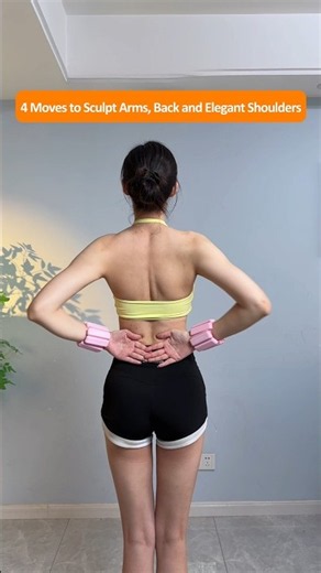 4 Weighted Bracelet Exercises at Home to Tone Arms, Slim Your Back and Fix Poor Posture