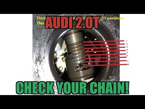 Audi 2.0T Timing Chain Stretch Check