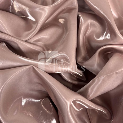 Dusty Rose Reflective Liquid Thick Silky Satin Fabric - 58” Wide Shiny Two-tone Satin Fabric - Bridal Satin Fabric for Dress, Decoration - Etsy