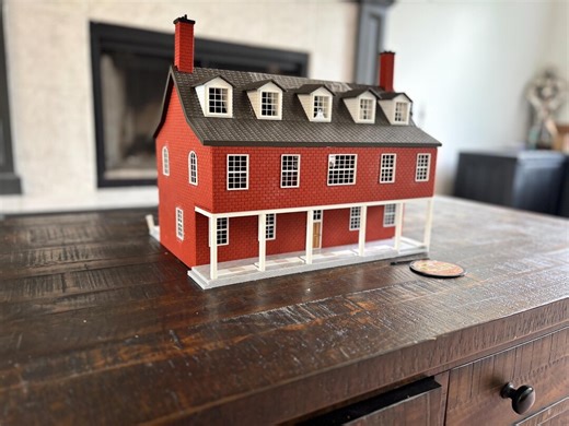 18th Century Colonial American Tavern – Historic 3D Printed Model (multiple Scales) - Etsy