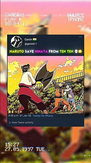 NARUTO SAVE HINATA FROM TEN TEN 🔥🤯 #naruto #narutoshippuden