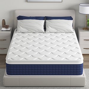 Sailvan Queen Mattress ,12 inch Hybrid Mattress Queen in a Box, Queen Size Mattress With Memory Foam and Pocket Spring, Medium Firmness, Edge Support