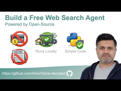 Build a FREE Web Search RAG Agent — 100% Open-Source