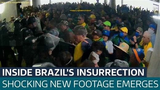 Inside the 'Brazilian Insurrection': Shocking bodycam and CCTV footage emerges - Latest From ITV News