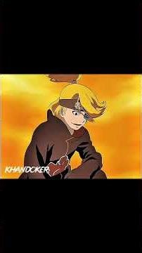 Akatsuki Member Deidara Art Style Ninja Way ....#naruto #deidara #akatsuki #gaara