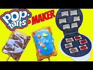 POP TARTS MAKER DIY Pop Tart Recipe Mini Dessert Pie Pastries Chocolate & Berry by DisneyCarToys