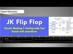 JK FlipFlop Verilog code and Testbench