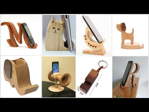 Creative Wooden Mobile Holder Collection//Inspiring Ideas for Stylish Organization.
