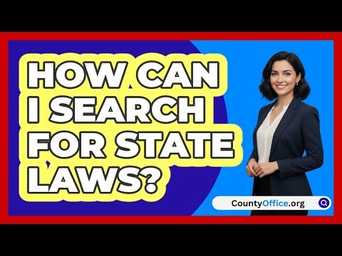 How Can I Search For State Laws?
