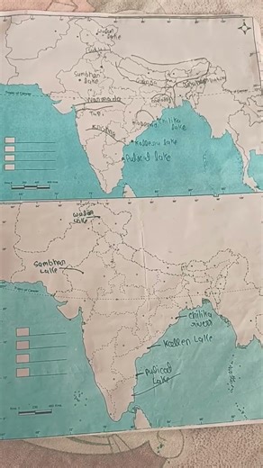 class 9 chapter 3 drainage map skill work