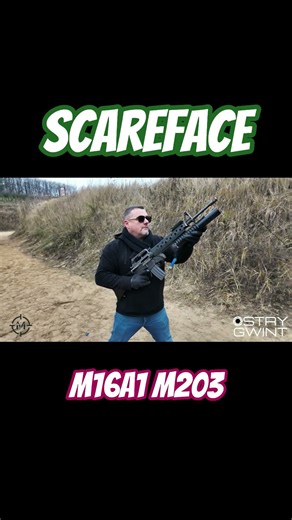 SCAREFACE Tony Montana M16A1 & M203 40mm GL