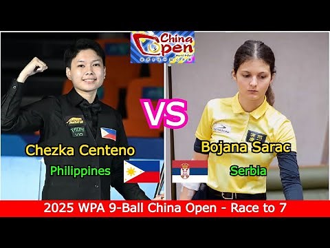 Chezka Centeno 🆚️ Bojana Sarac | 2025 WPA 9-Ball China Open - Full Match