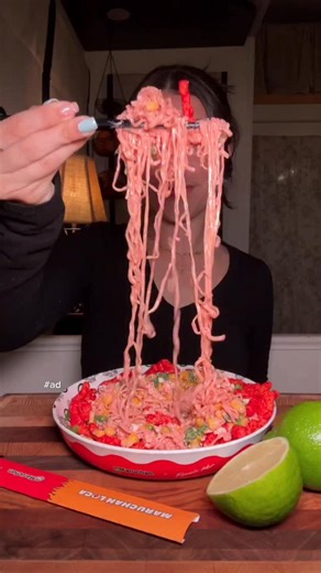 Serina on Instagram: "#Ad Maruchan x Cheetos® Flamin’ Hot® 🍜 #maruchan_partner #flaminhot_partner Head over to @maruchan_inc Instagram and enter for a chance to win the starter kit I used in the video! @flaminhot #noodles #slurpingnoodles"