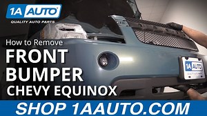 How to Remove Front Bumper 2005-09 Chevy Equinox