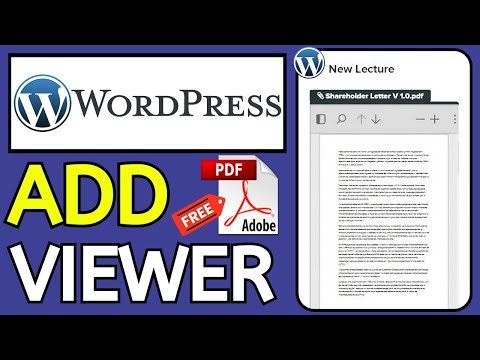 How to Add PDF Viewer (FREE) in WordPress Website (2024)