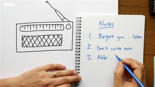 Study Skills – Listening and making notes