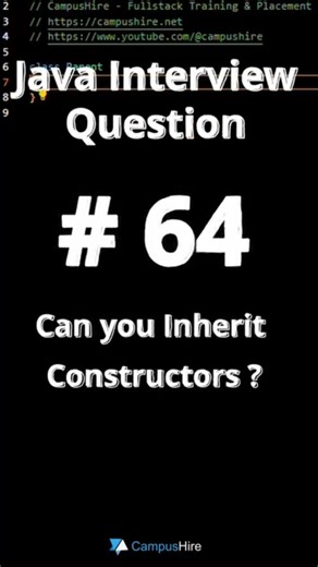 harish on Instagram: "Java Interview Questions 64 🚀 Follow @codingknowledge_ for more 🔥💯 @codingknowledge_ @codingknowledge_ - Join our growing community on TELEGRAM 🚀 (Link in bio) to get access to all the resources! 🌏 Don’t forget to share with friends for more support 🫂 Let's code and grow together!🤌 Follow @codingknowledge_ for more 🚀 @codingknowledge_ 🔥 @codingknowledge_ 🔥 ___________________ Credit - @campushire_india Hashtags:- #coding #java #javaprogramming #javaquestionandansw