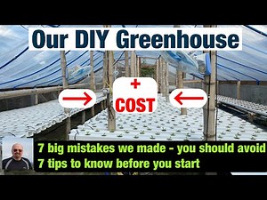Our DIY greenhouse using bamboo and pvc pipe - how much did it cost?
