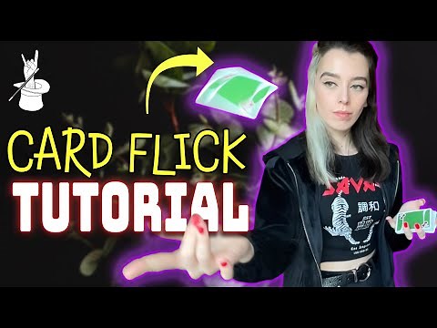 CARD FLICK TUTORIAL by Ashleigh Goodwin | Saturday Sorcery