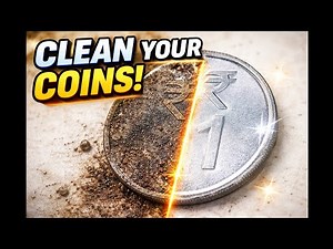Old Coin Cleaning Step by Step | Safe Coin Cleaning Methods & Tools | Before After Result