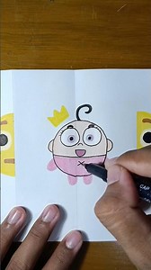Drawing Poof The Fairly OddParents Sprunki + #emoji 😳