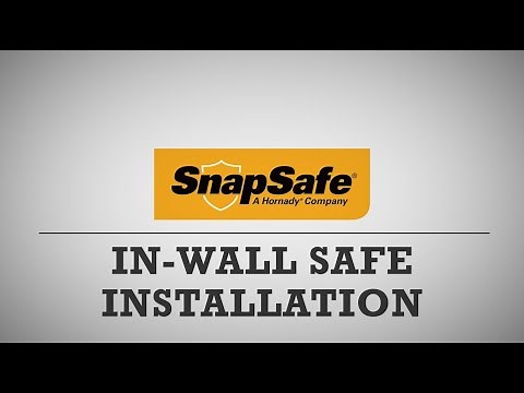 SnapSafe In-Wall Safe Installation